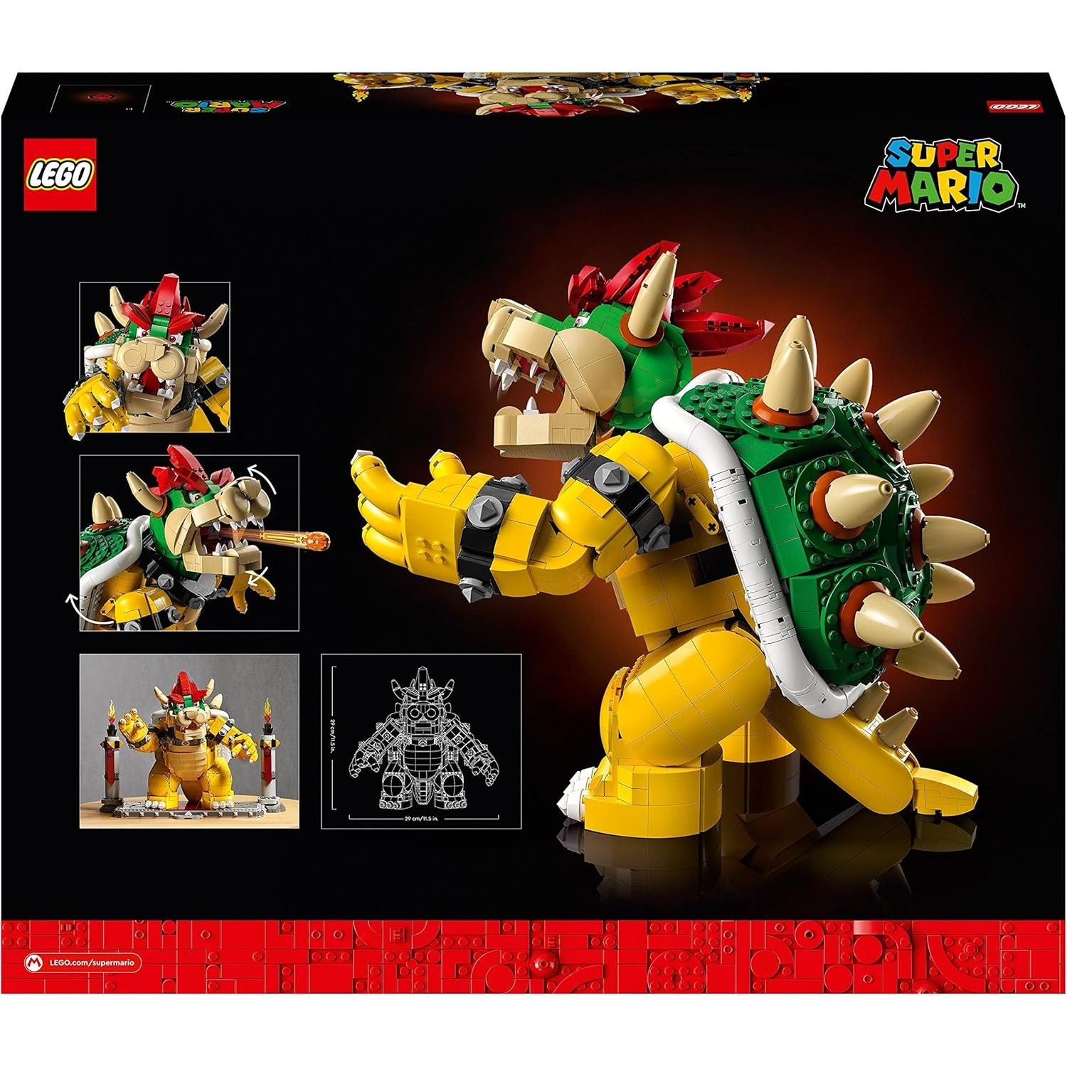 Buy LEGO,LEGO Super Mario The Mighty Bowser, 3D Model Building Kit, Collectible Posable Character Figure with Battle Platform, Memorabilia Gift Idea Set for Adults and Teens 71411 - Gadcet UK | UK | London | Scotland | Wales| Near Me | Cheap | Pay In 3 | Construction Set Toys